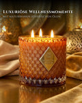 Orientalische Duftkerze Yazd, 500 ml aus Sojawachs – Orange, Honig & Vanille, Spirit of Persia