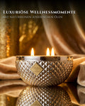 Holzige Duftkerze Avesta, 300 ml aus Sojawachs – Oud, Myrrhe & Vetiver, Spirit of Persia