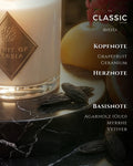 Duftkerze Avesta Probegröße 180 ml aus Sojawachs – Oud, Myrrhe & Vetiver – Spirit of Persia