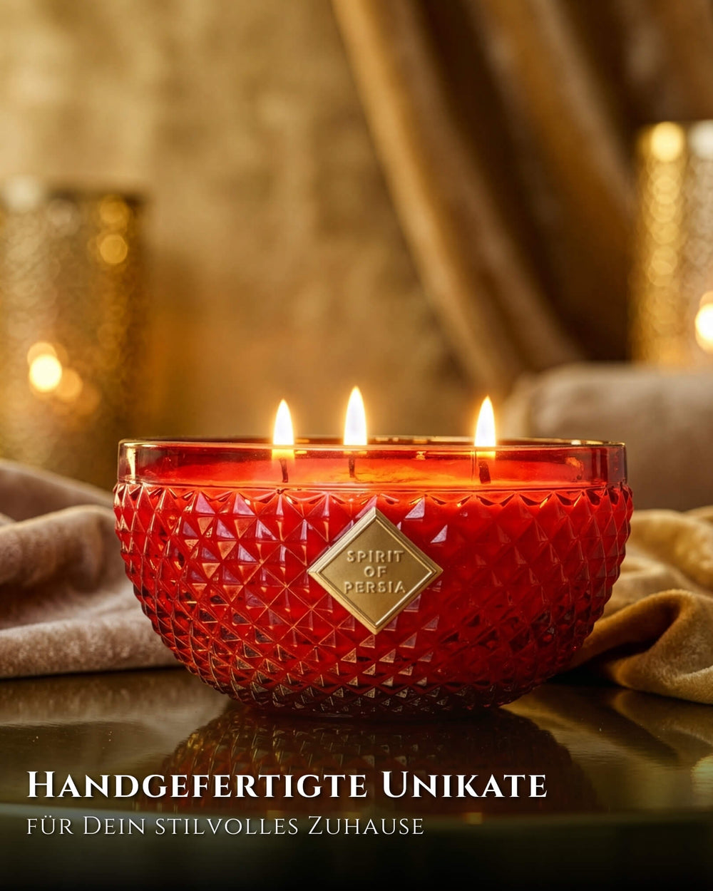 Duftkerzen-Set Magic of Meditation mit vier Sojawachs-Kerzen zur Entspannung – Spirit of Persia