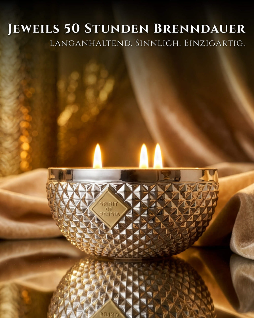 Duftkerzen-Set Magic of Meditation mit vier Sojawachs-Kerzen zur Entspannung – Spirit of Persia