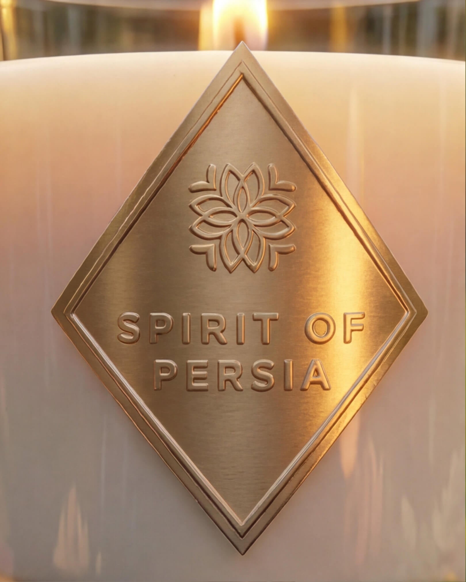 Citronella-Duftkerze Atussa Probegröße 180 ml aus Sojawachs – Rose & Jasmin – Spirit of Persia